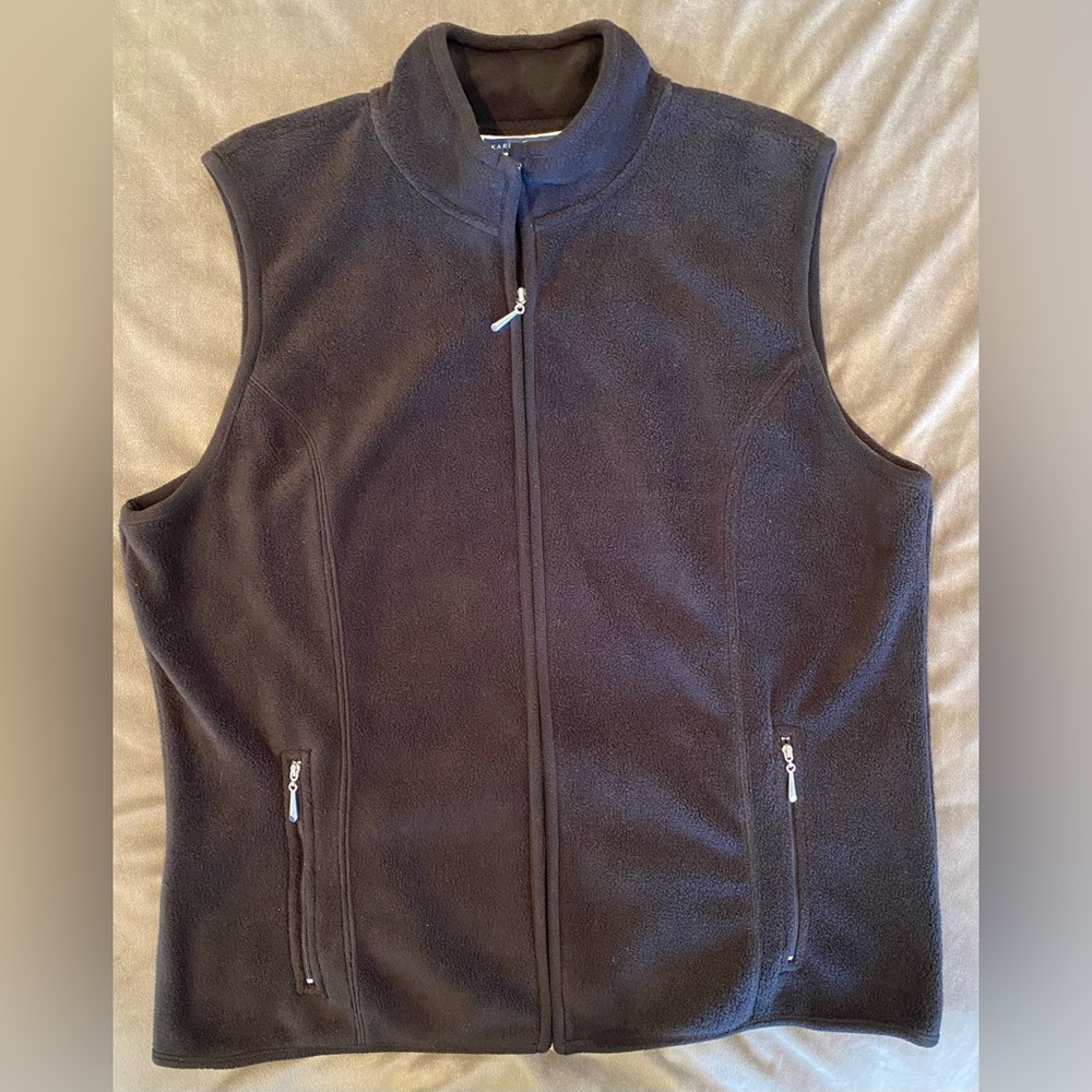 NWOT Karen Scott Sport Fleece Vest SZ XL